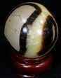 Beautiful Polished Septarian Sphere #32017-2